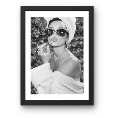 Audrey Framed Print